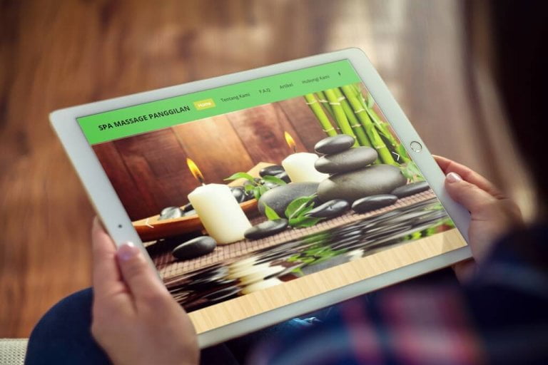 bikin website spa massage