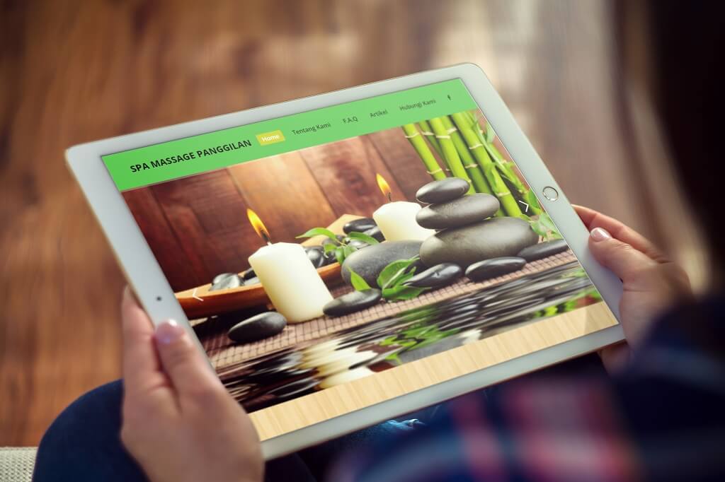 bikin website spa massage