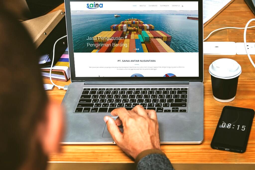 jasa pembuatan web pengiriman barang