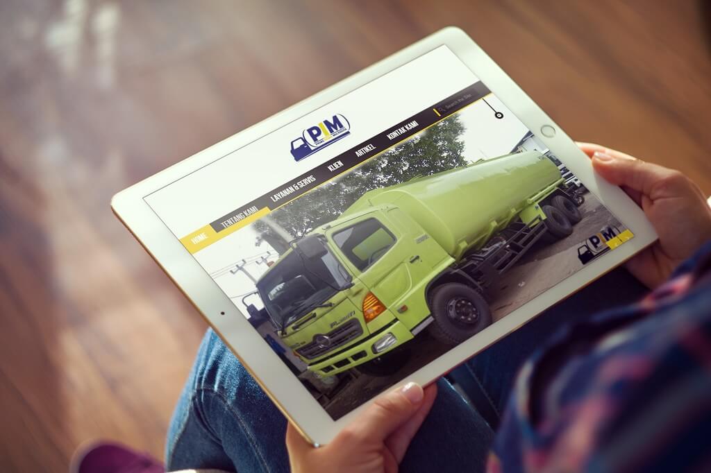 jasa pembuatan website karoseri