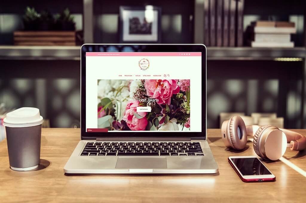 jasa pembuatan website toko bunga