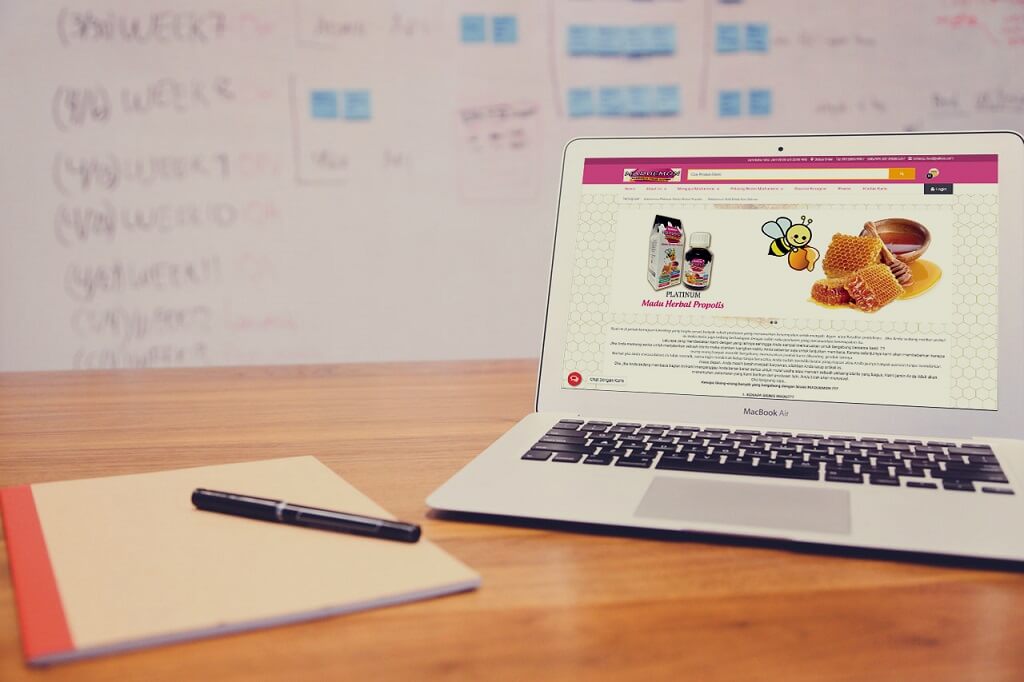 Jasa Pembuatan Website Jual Madu
