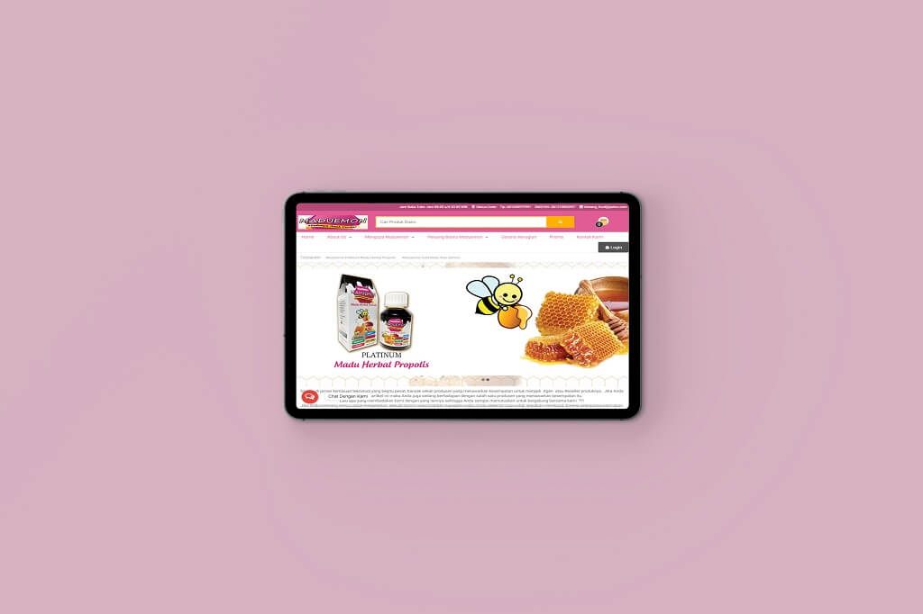 Jasa Pembuatan Website Jual Madu