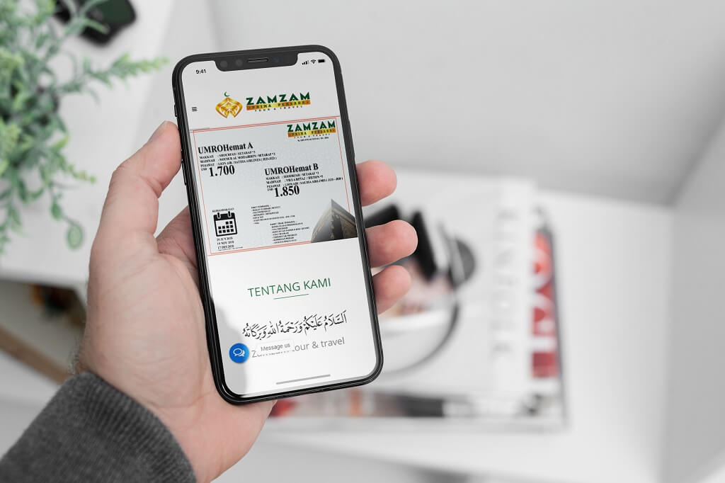 Jasa Pembuatan Website Tour Travel Haji Umroh