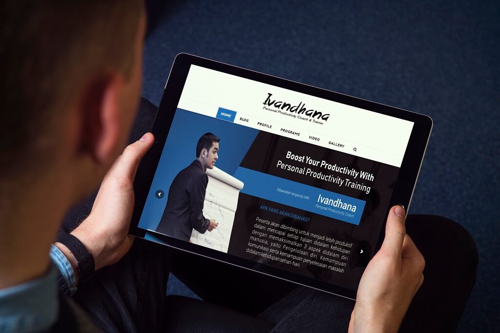 website personal coaching
