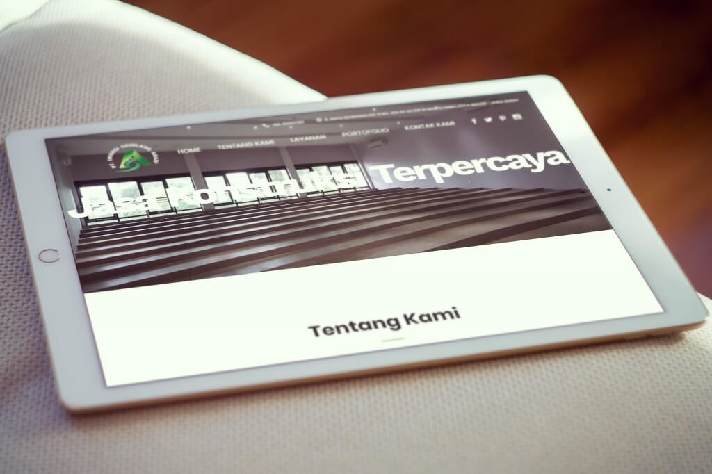 Jasa Pembuatan Website Company Profile Contractor