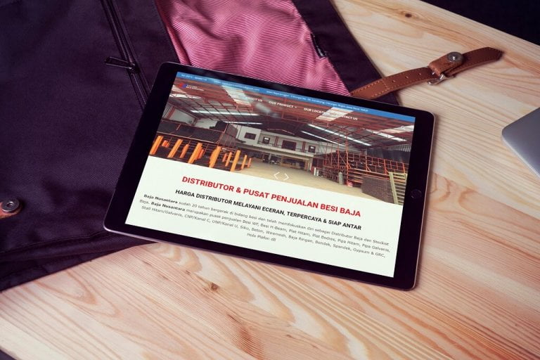 Jasa Pembuatan Website Penjualan Besi Baja