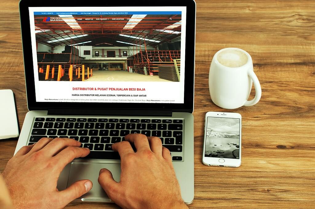 Jasa Pembuatan Website Penjualan Besi Baja