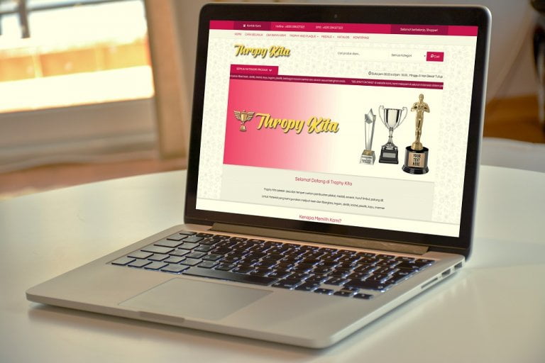 Jasa Pembuatan Website Toko Thropy Online