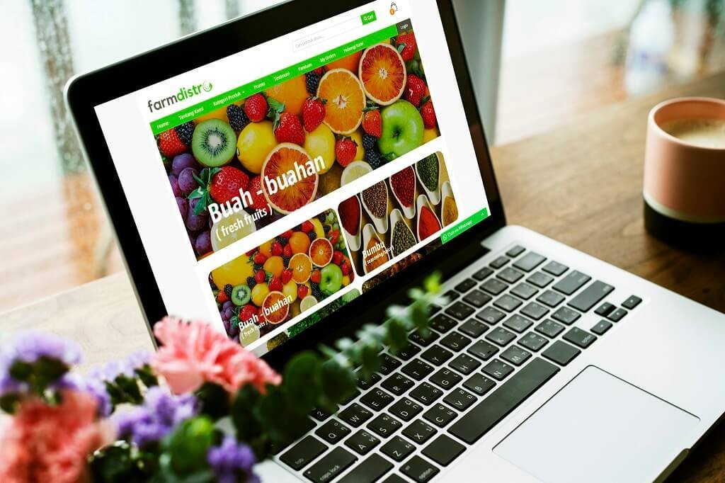 jasa pembuatan website jual sayur online