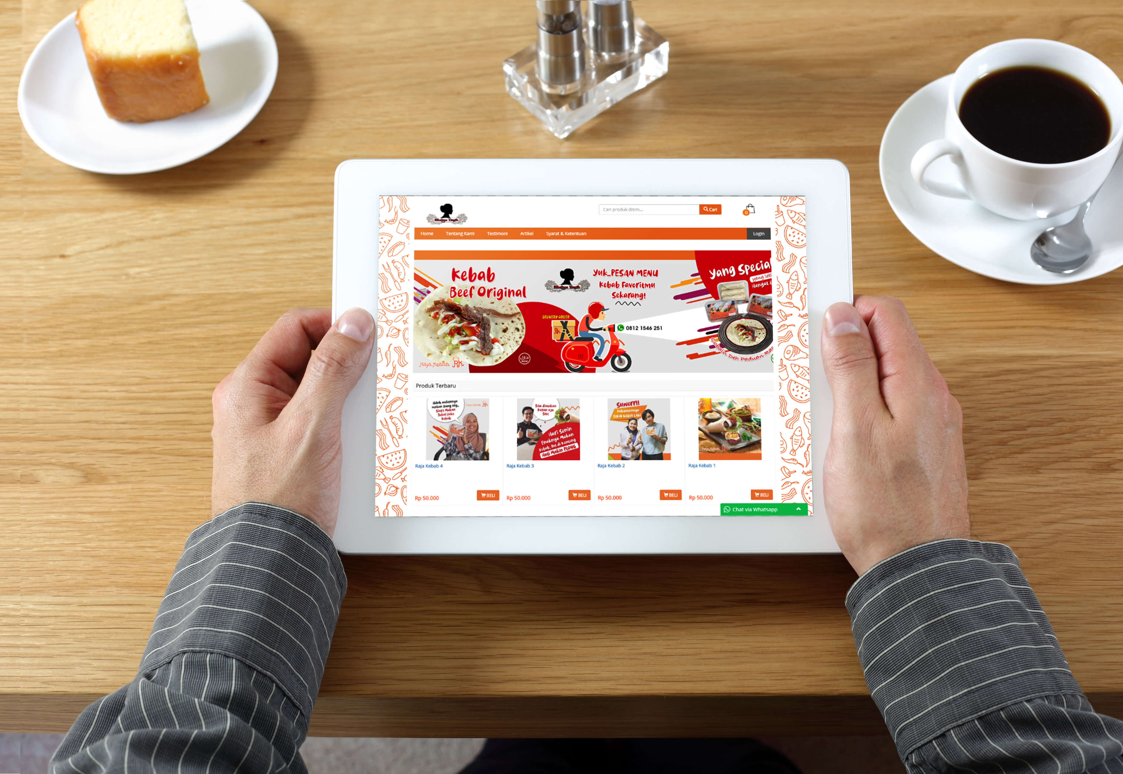 Jasa Pembuatan Website Toko Online Kebab
