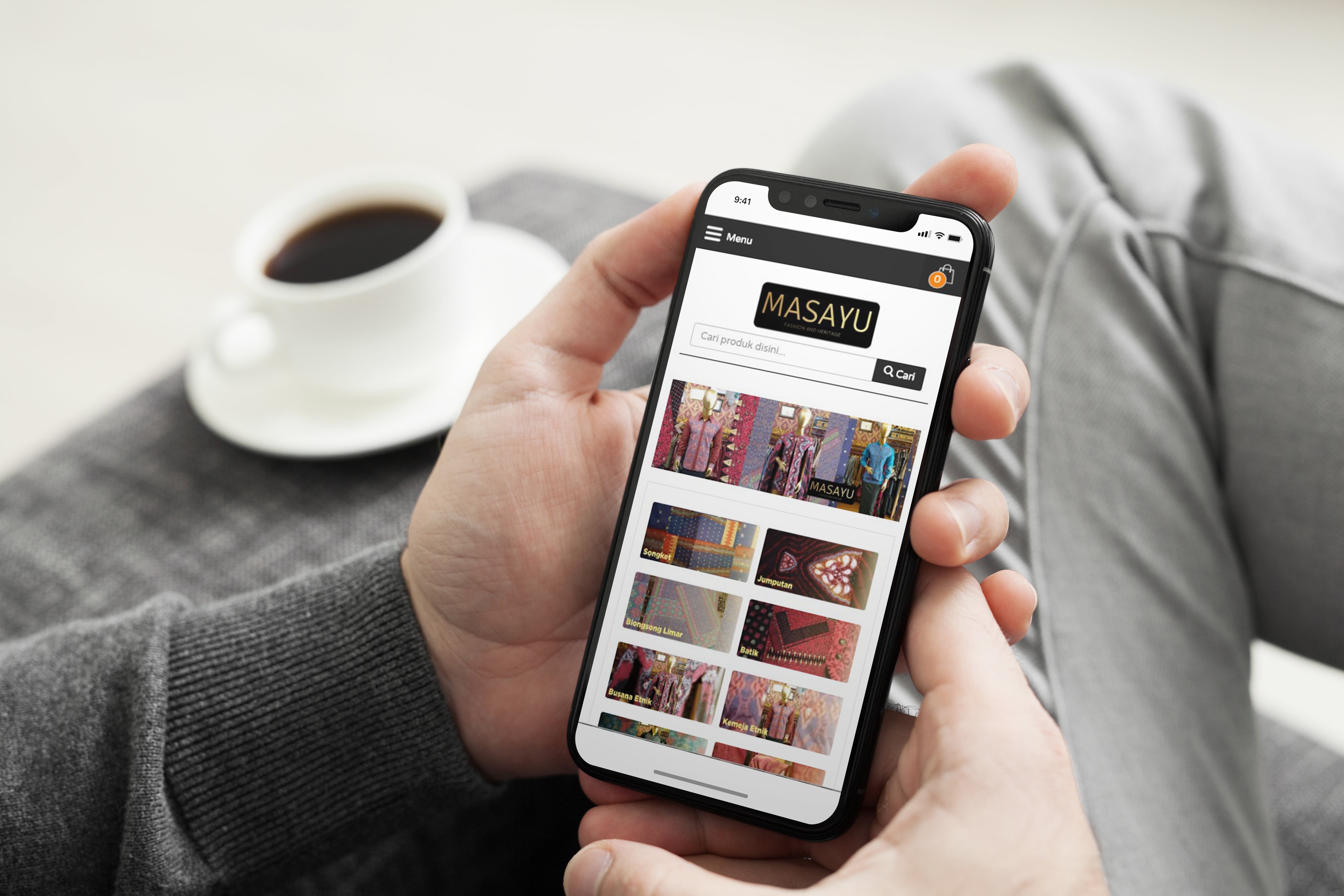 Jasa Pembuatan Website Toko Online Busana Kain Songket