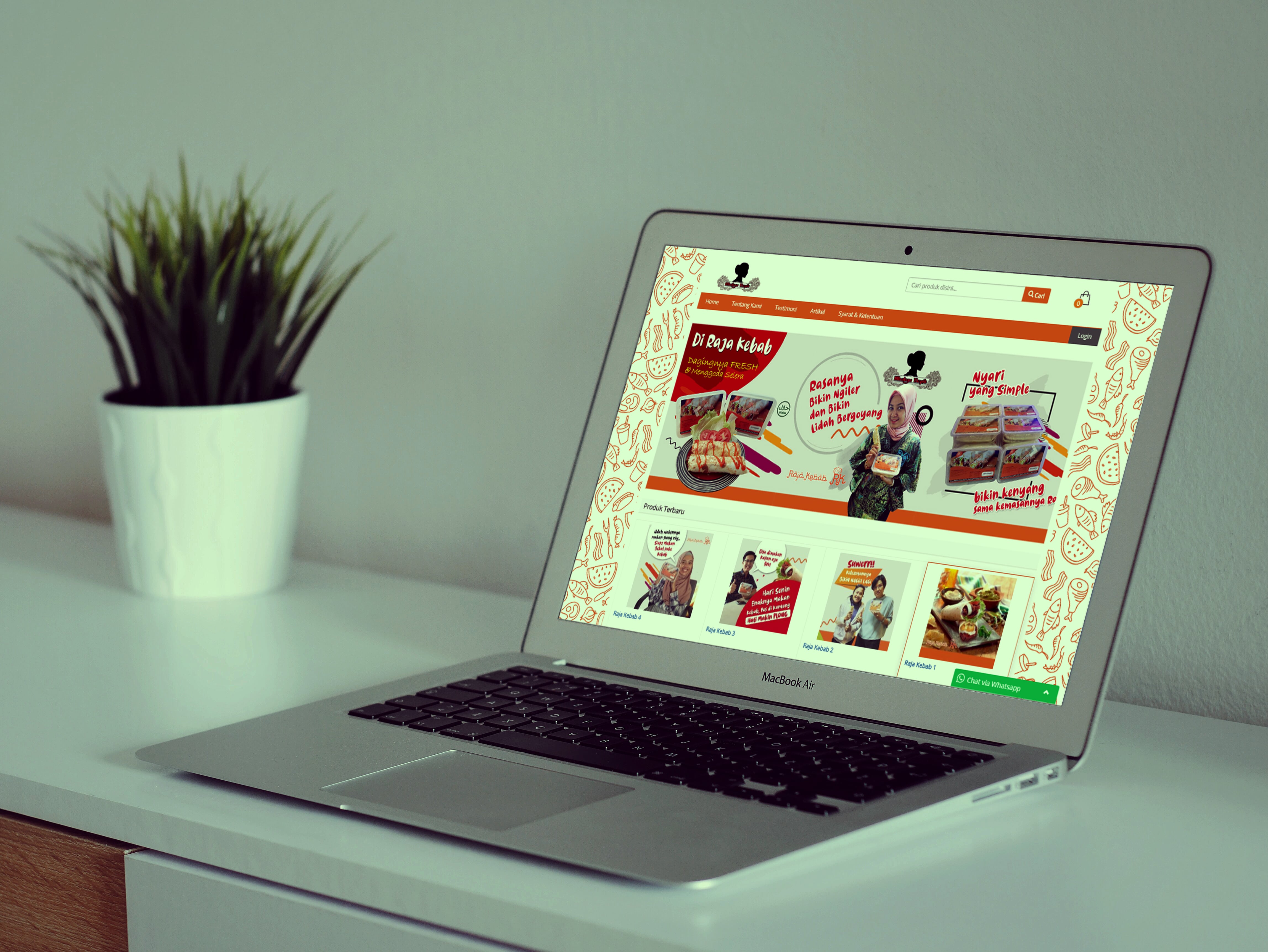 Jasa Pembuatan Website Toko Online Kebab