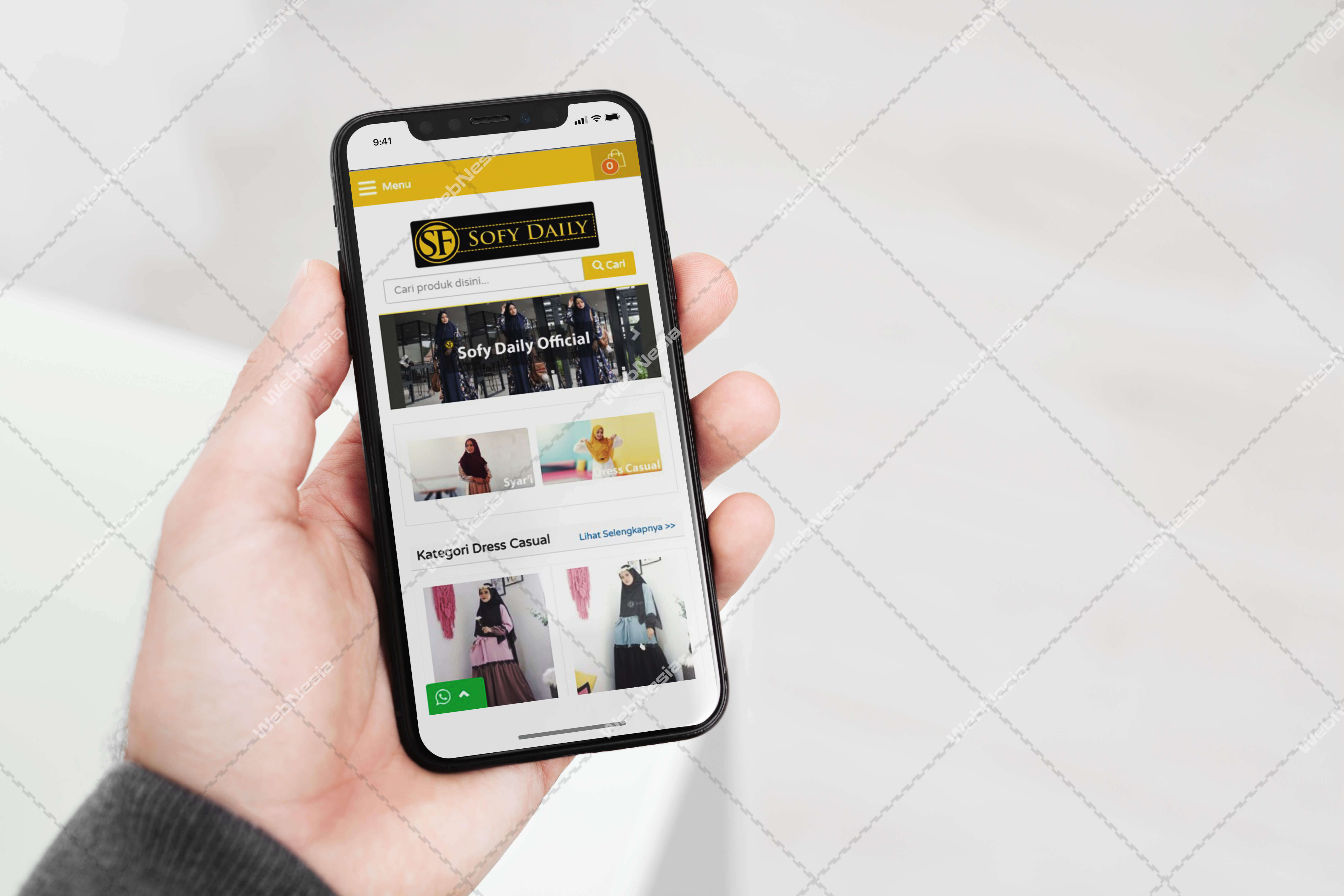 Jasa Website Toko Online Baju Gamis