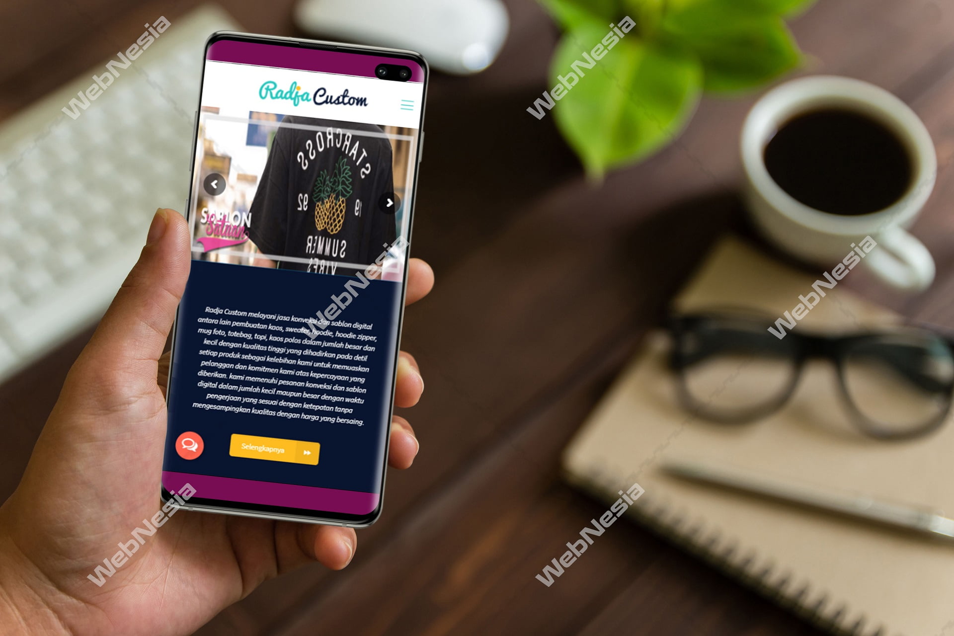 Jasa Pembuatan Website Sablon Kaos