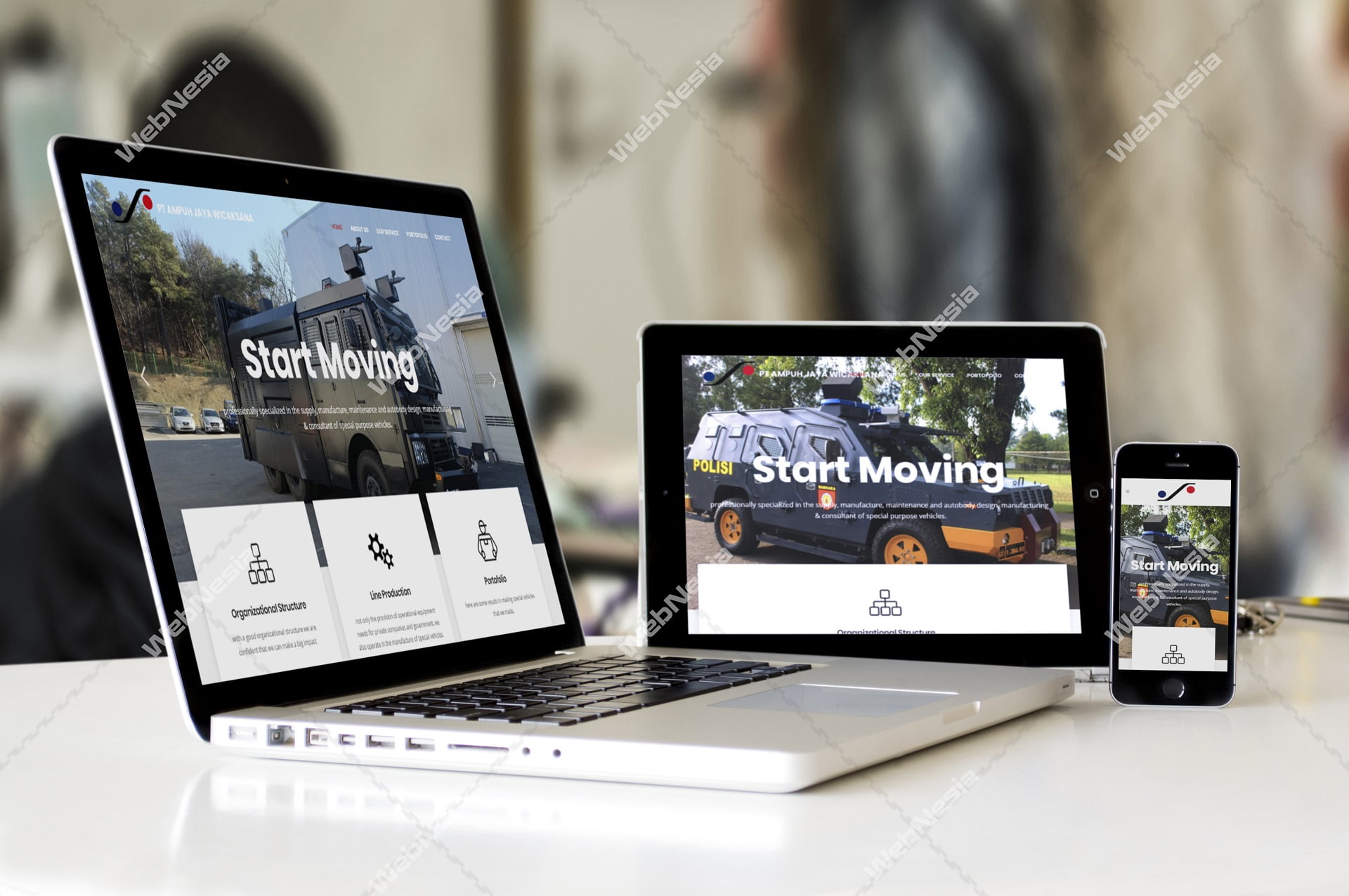 Jasa Website Company Profile Pengadaan Peralatan Operasional
