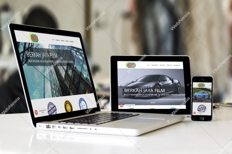 Jasa Pembuatan Website Spesialis Kaca Film Mobil & Gedung