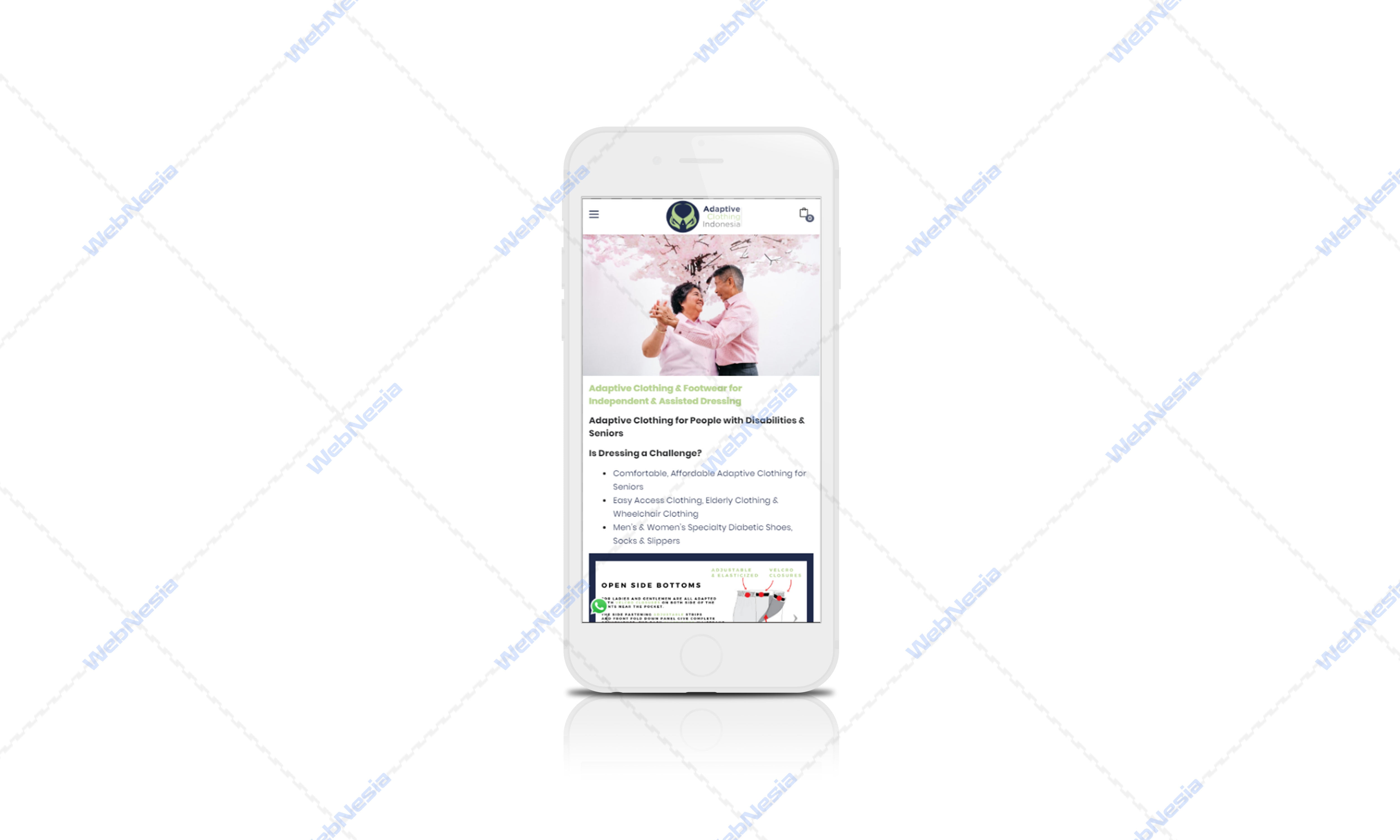 Jasa Website Toko Online Pakaian Penyandang Difabel