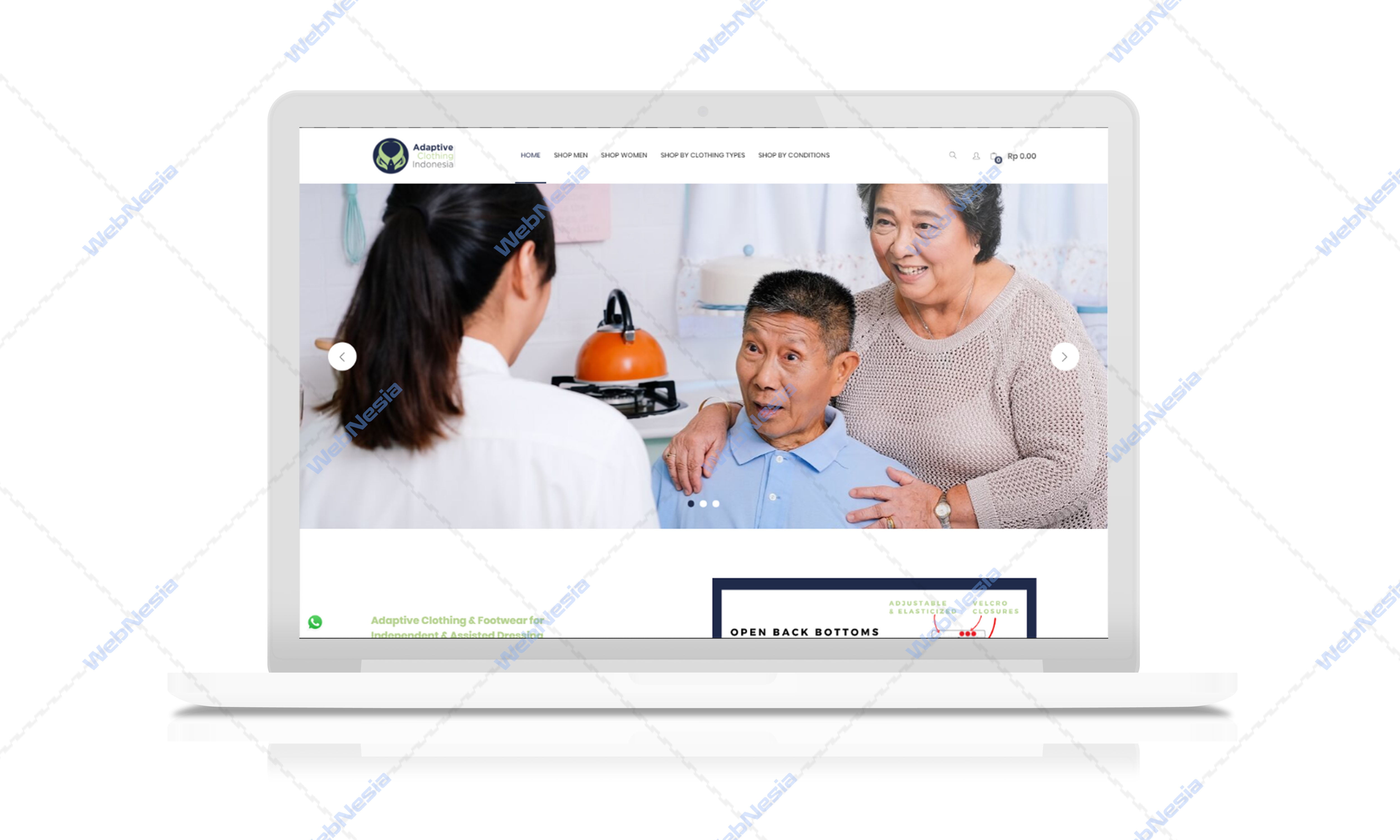 Jasa Website Toko Online Pakaian Penyandang Difabel