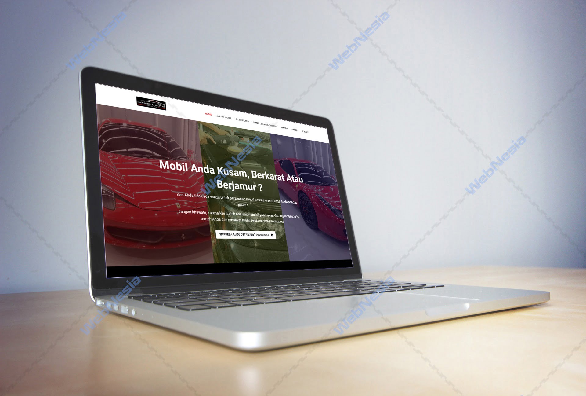 Jasa Pembuatan Website Salon Mobil