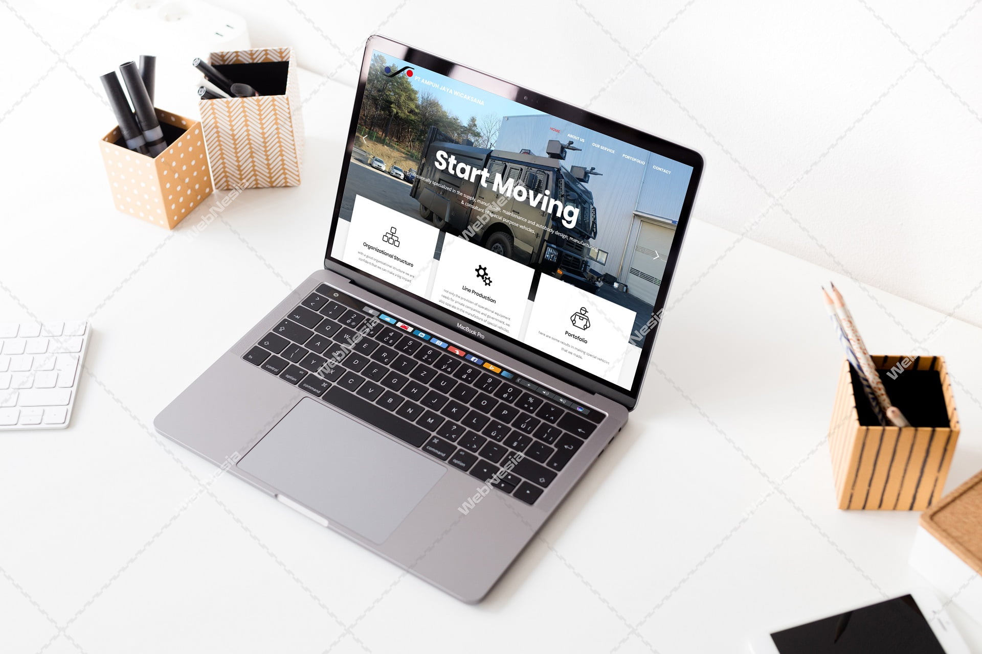 Jasa Website Company Profile Pengadaan Peralatan Operasional