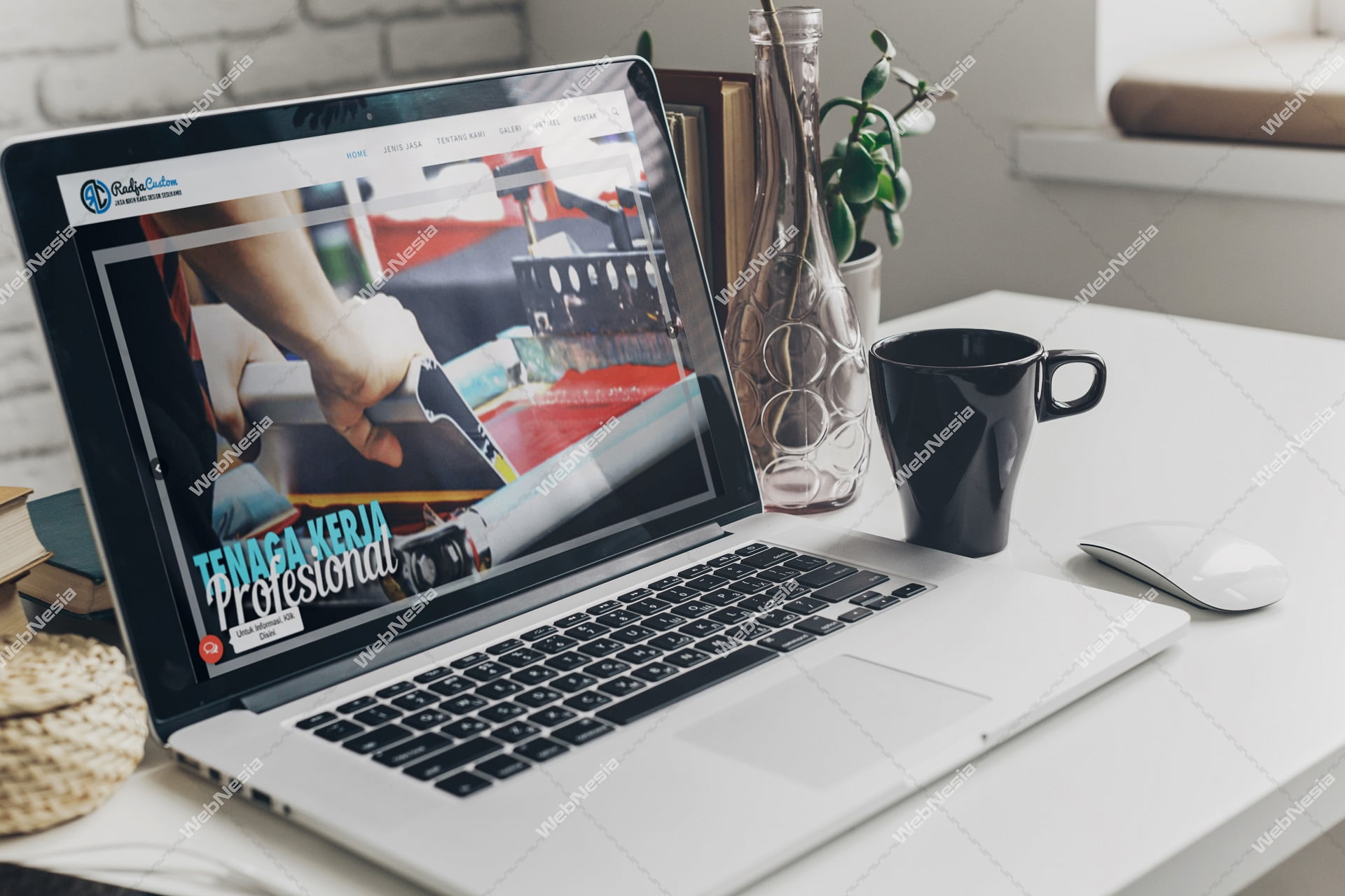 Jasa Pembuatan Website Sablon Kaos