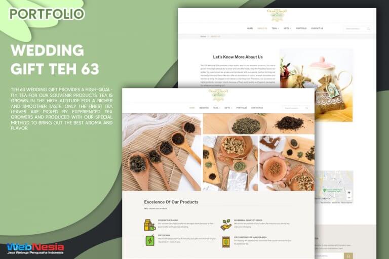 Jasa Pembuatan Website Toko Souvenir Teh
