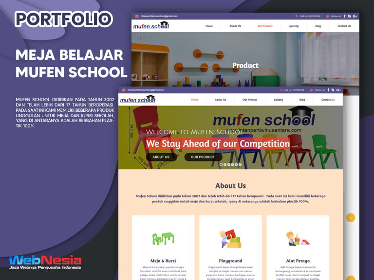 Jasa Pembuatan Website Meja Belajar
