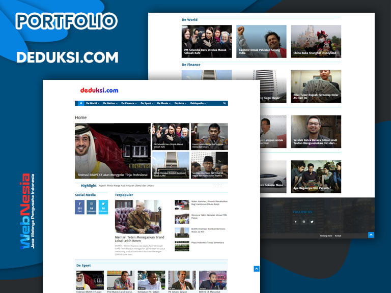 Jasa Pembuatan Website Portal Berita