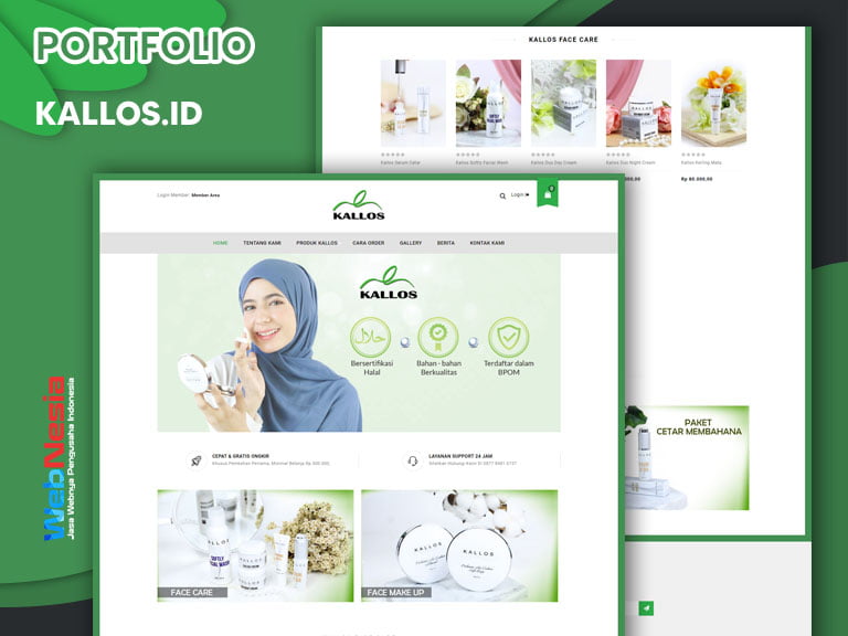 Jasa Pembuatan Website Toko Online Kosmetik