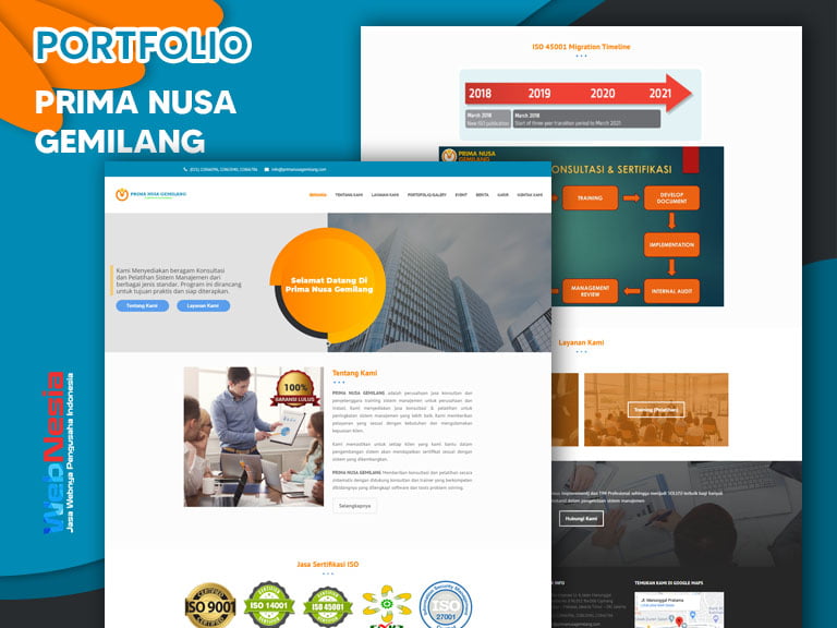Jasa Website Company Profile Sertifikasi