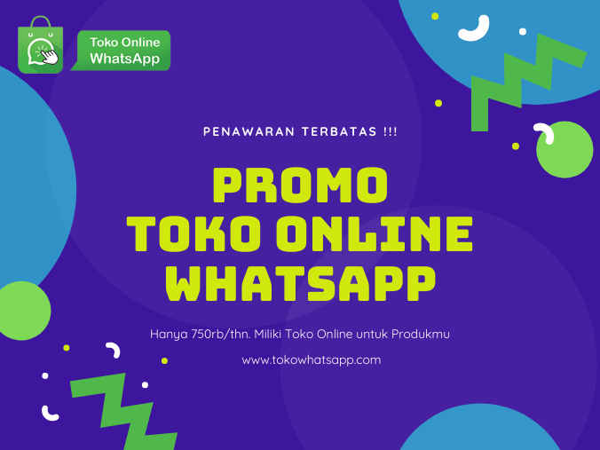 Promo Toko Online WhatsApp