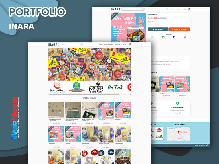 Jasa Website Toko Online Makanan Ringan