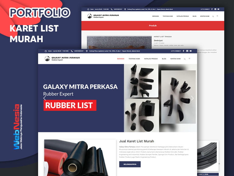 Jasa Website Karet List