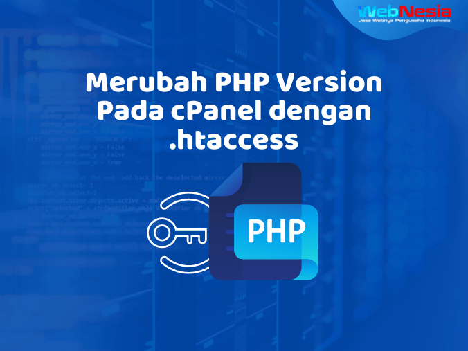 Merubah Versi PHP cPanel dengan htaccess