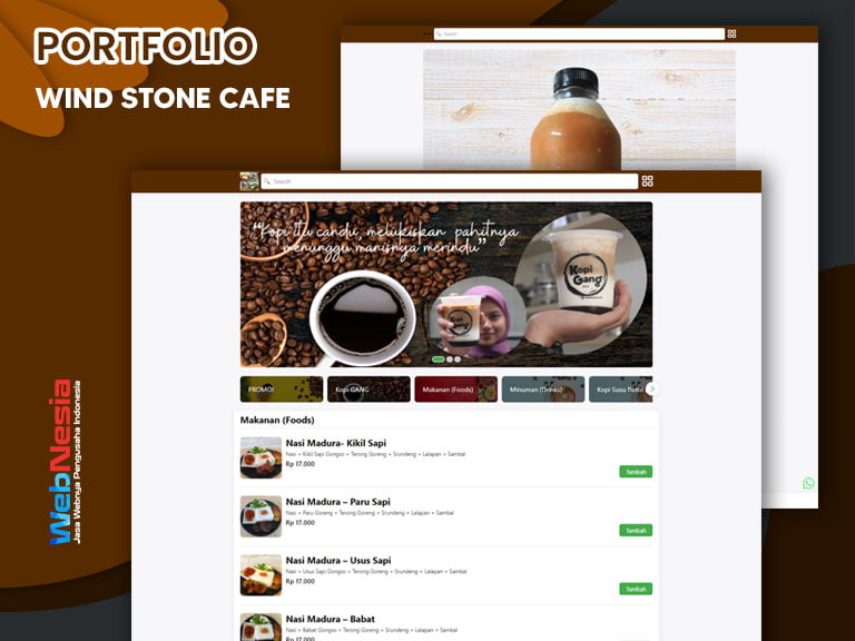 Jasa Website Cafe Kopi