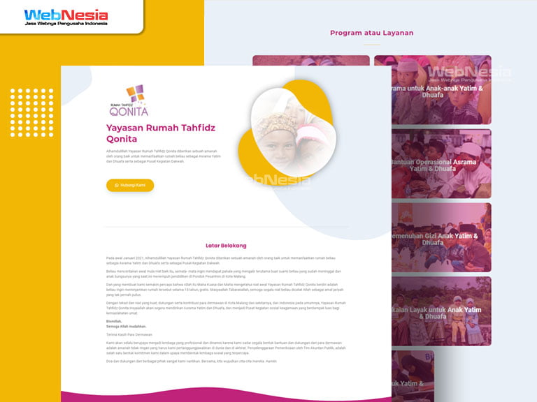 Website Landing Page