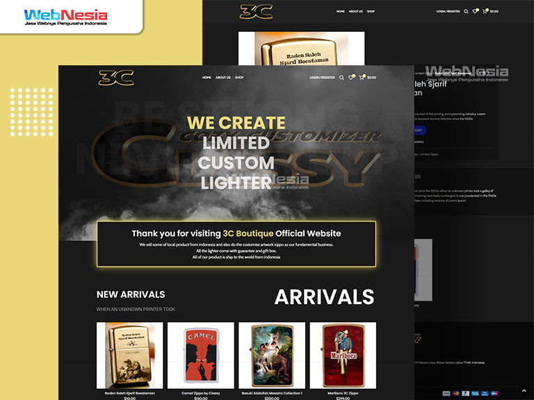 Website Toko Online Lighter