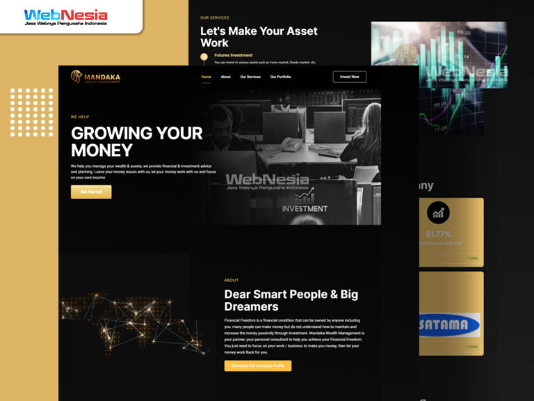 website management investasi