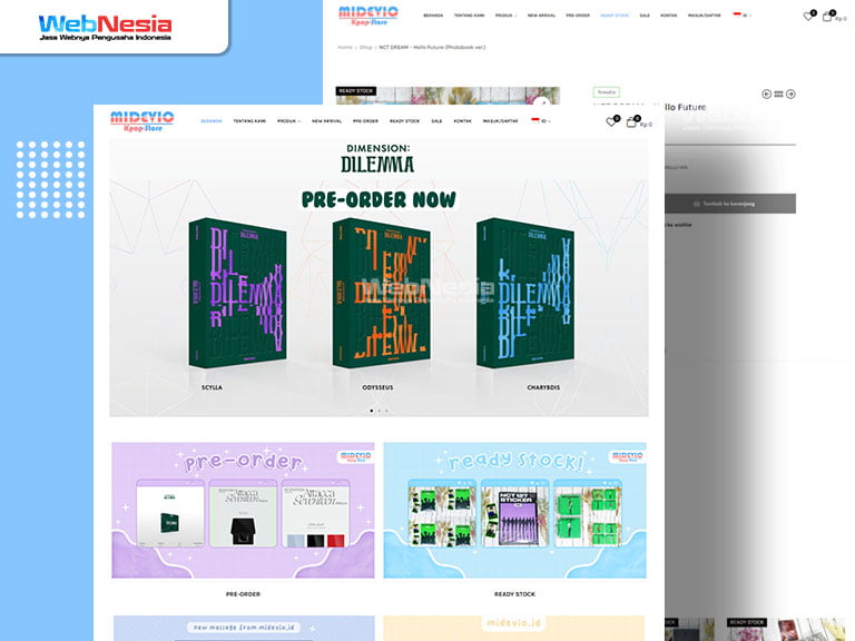 Website Ecommerce Kpop Store