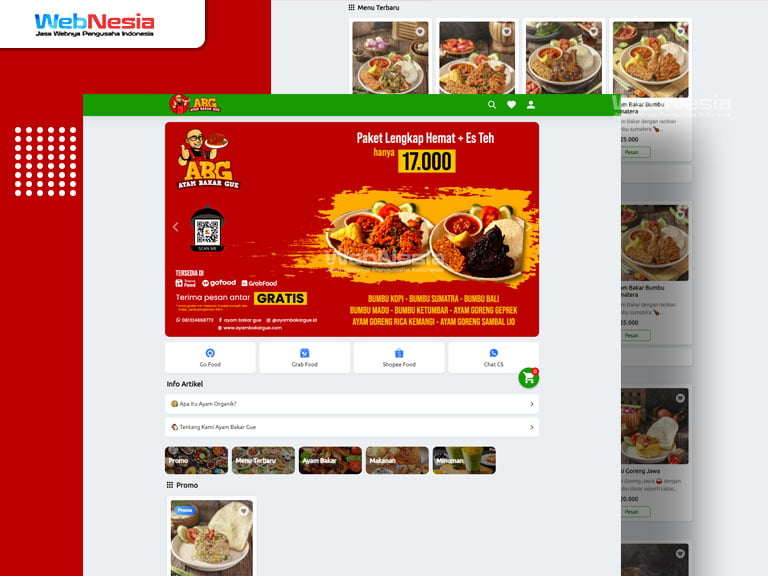 Website Toko Online Whatsapp