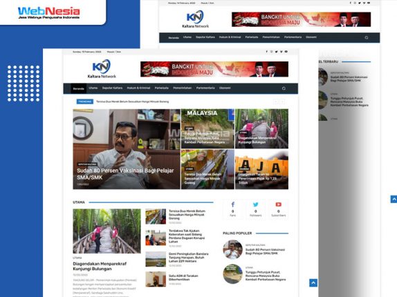 Website Portal Berita Kalimantan Utara