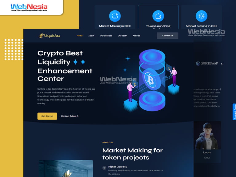 Website Crypto Trading Market