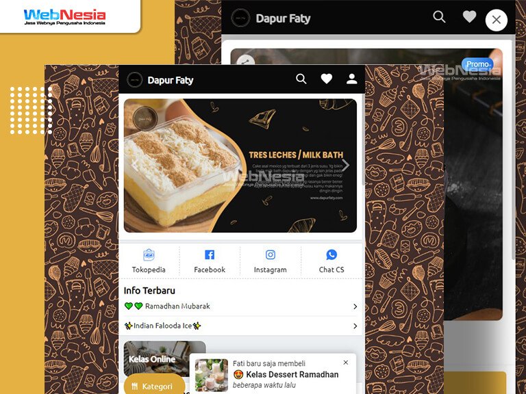 Website Toko Online Whatsapp