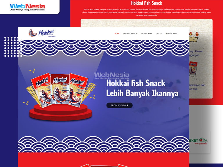 Website Profil Bisnis Makanan Snack Ikan