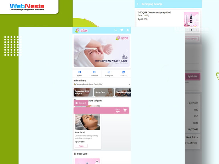 Website Toko Online Whatsapp
