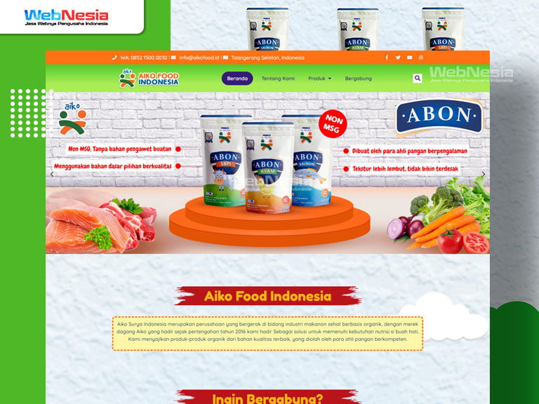 Website Catalog Makanan Sehat