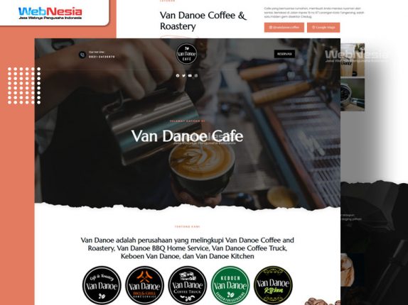 Website Landingpage Cafe