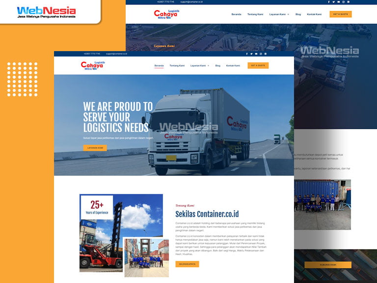 Website Jasa Petikemas & Pengiriman