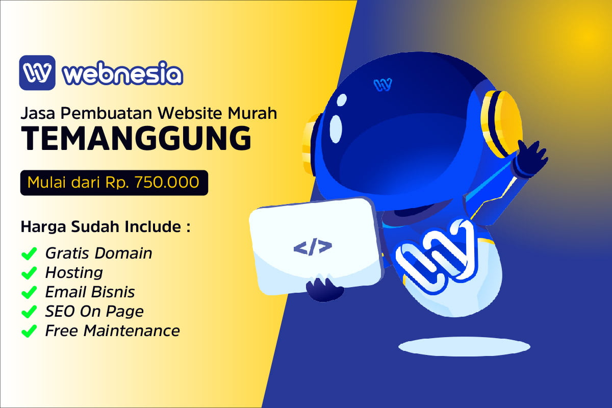 Jasa Pembuatan Website Murah di Temanggung